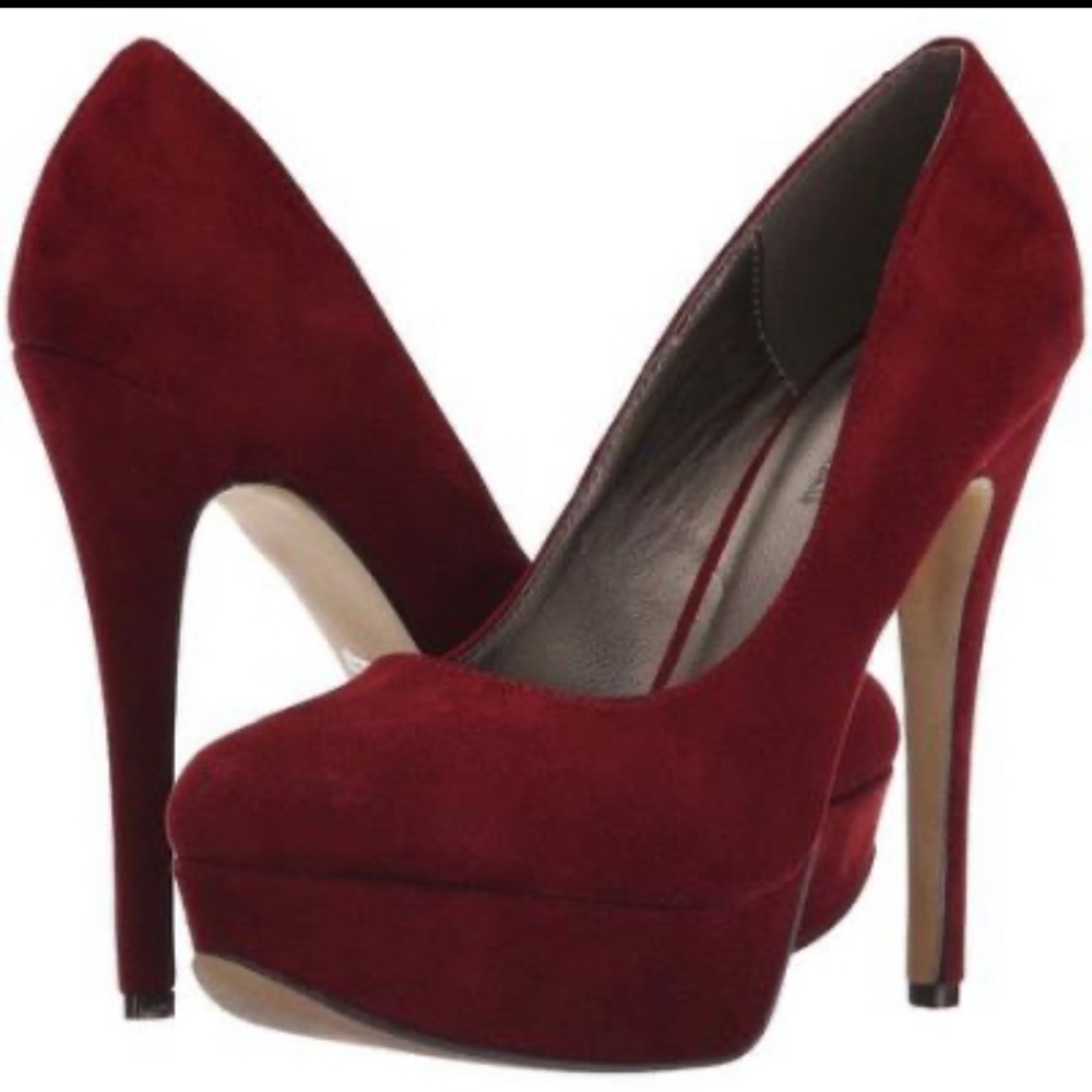 Michael Antonio Suede Pumps - Burgundy